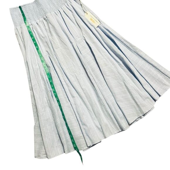 FARMERS MARKET NWT Boho Light Blue Midi Skirt XL - Picture 8 of 12